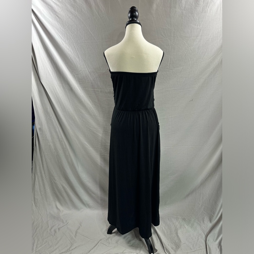 LAST ONE ๐ฅ Black Pleated Strapless Loose Dress - Picture 8 of 8
